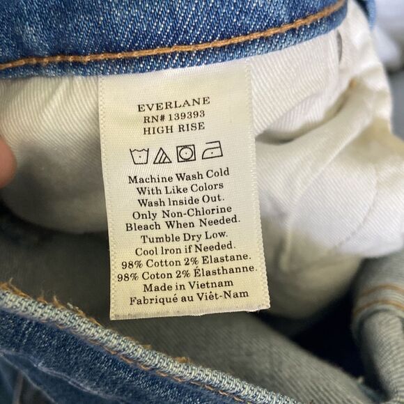 Everlane Medium Wash Skinny Jeans size 28 - Picture 6 of 13